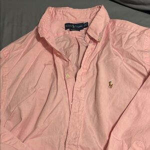 Ralph Lauren Men's Light Pink Button Down Shirt